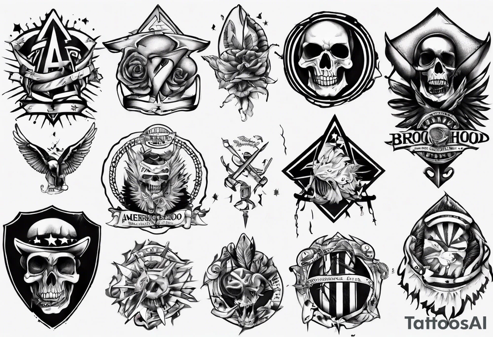 american
brotherhood tattoo idea