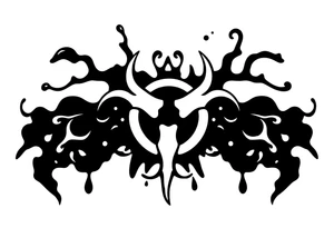 Contagion sign imwith toxic spill behind tattoo idea