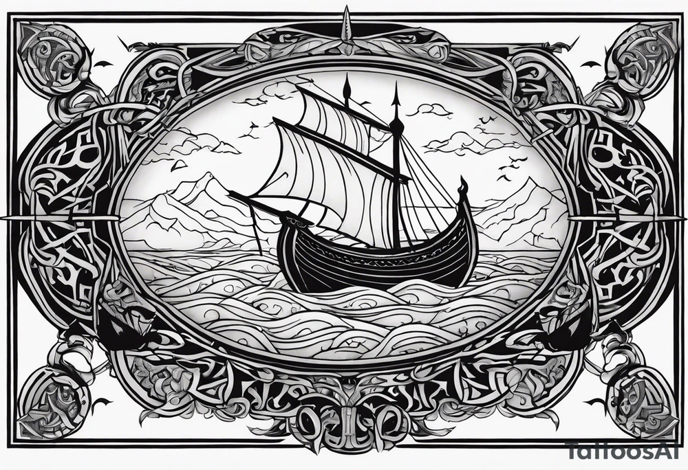 viking armada tattoo idea