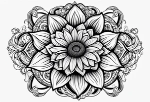 infinity symbol with Sunflower 
I tattoo idea