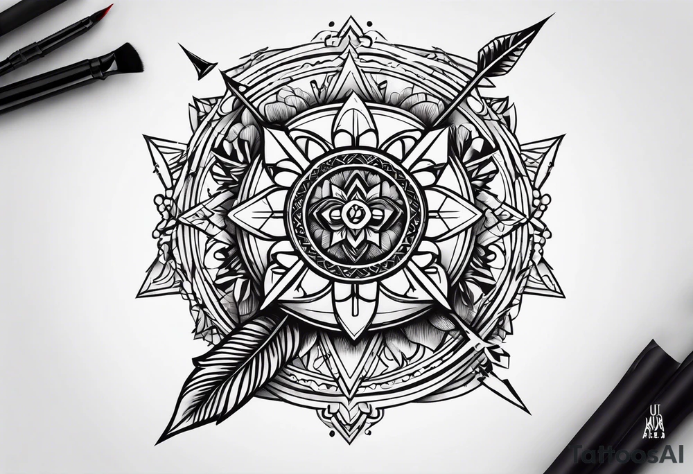 arrow tattoo idea