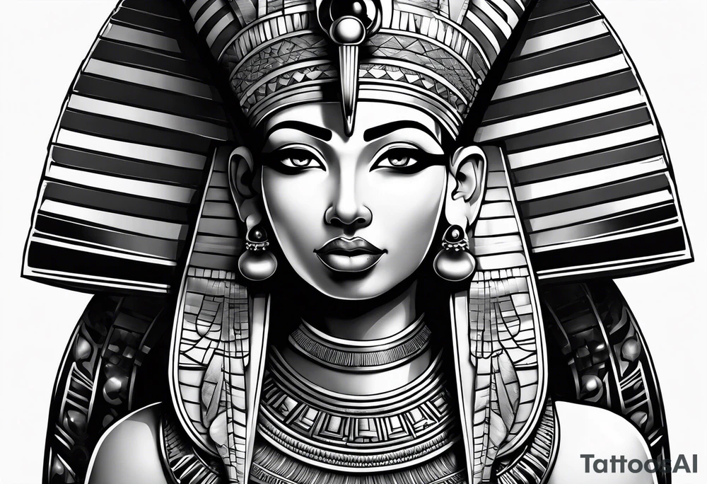 egyptian theme tattoo idea