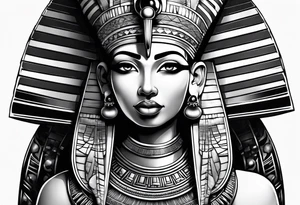 egyptian theme tattoo idea