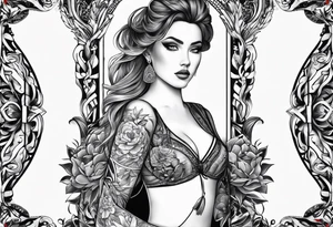 optical tattoo idea