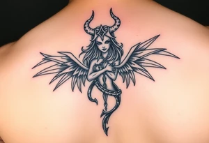 lilith symbol of female power tattoo idea