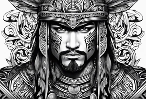 warrior tattoo idea