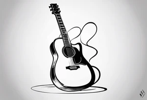 Guitar mediator tattoo idea