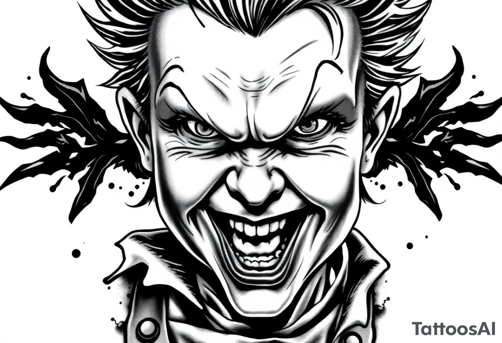 chucky tattoo idea