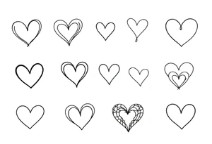 12 unique cute hearts tattoo idea