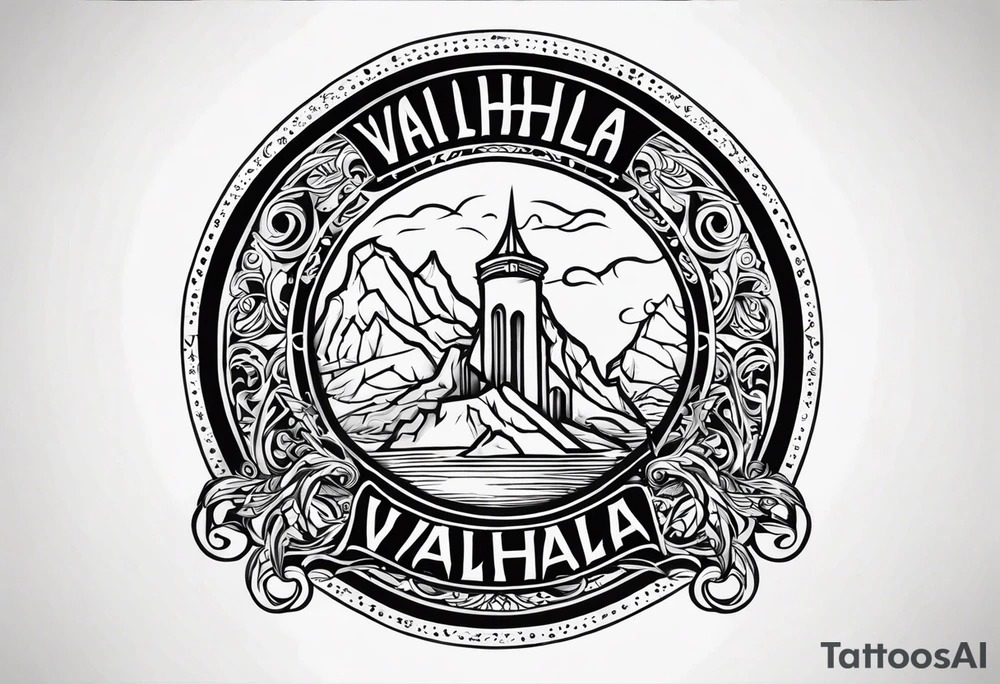 Valhalla tattoo idea