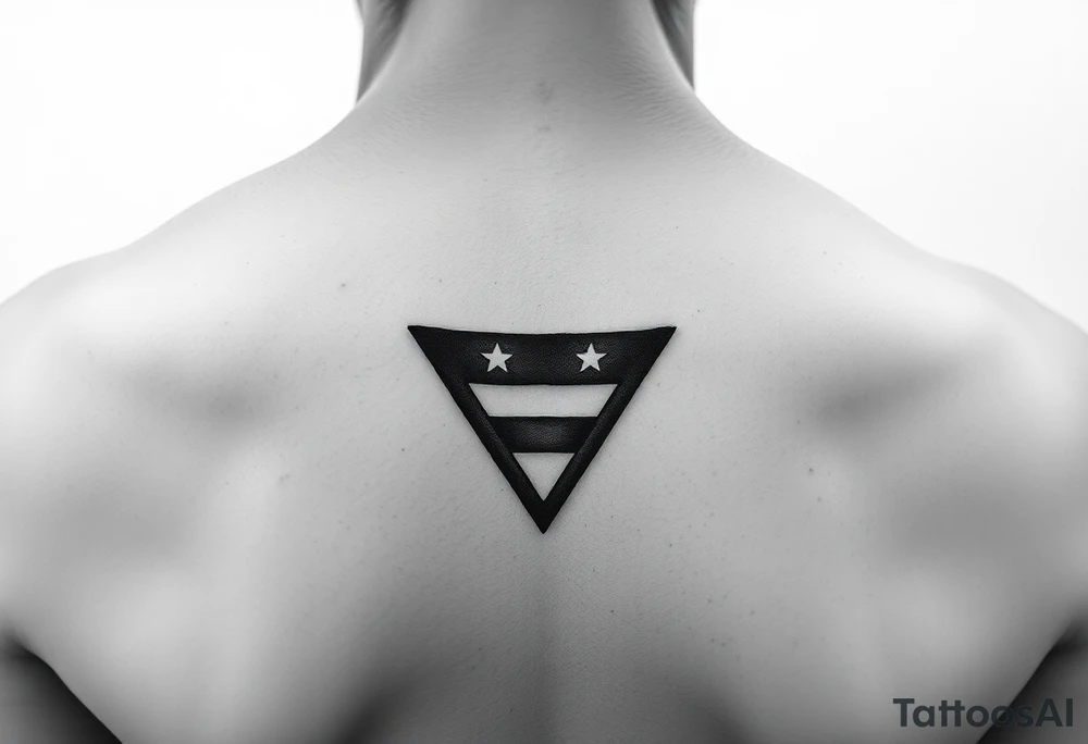 A small tattoo on my wrist to represent my lesbian identity, but in a subtle way. Fine line, minimalistic of watercolour? A triangle and add the colours of the lesbian flag tattoo idea