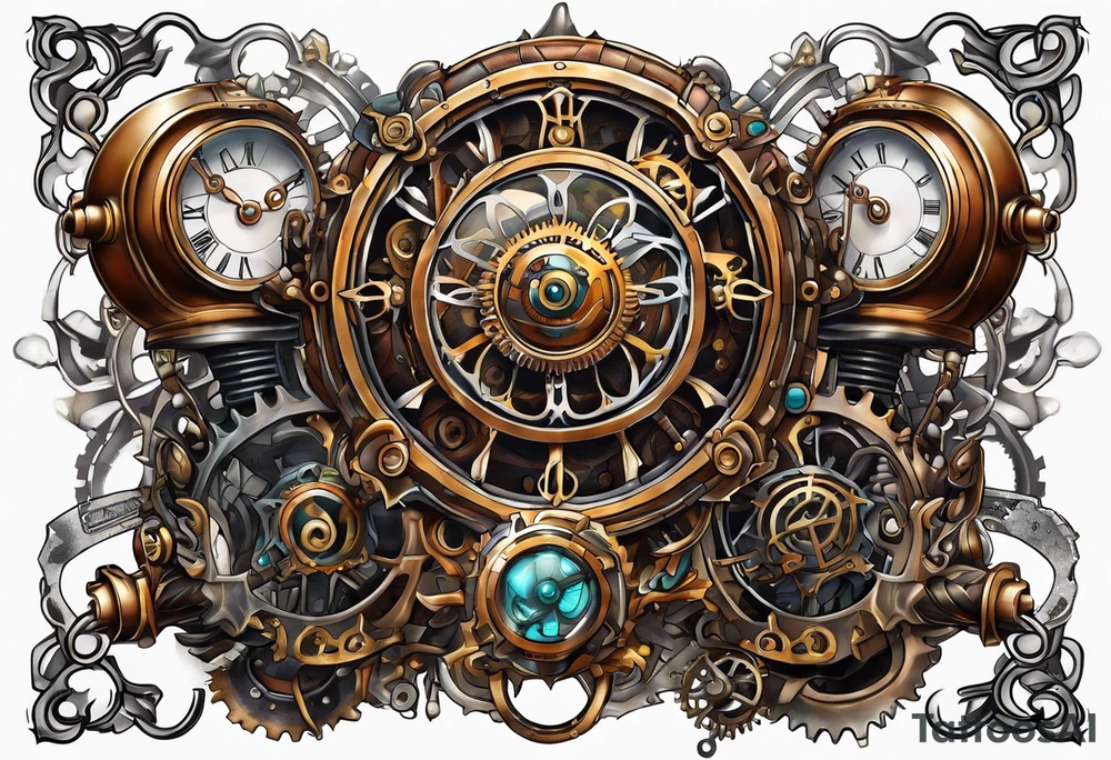 Steampunk tattoo idea