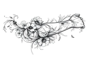 Newspaper style tattoo idea