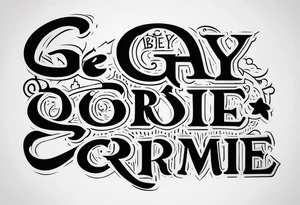 Be Gay Do Crime tattoo idea