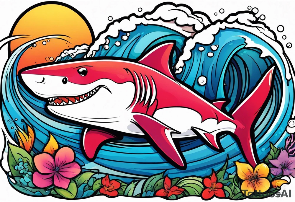 Shark tattoo idea