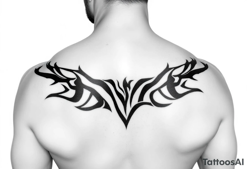 tiger stripe camouflage tattoo idea