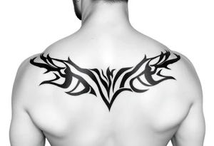 tiger stripe camouflage tattoo idea