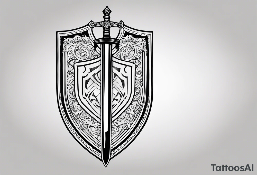 Valhalla
shield sword tattoo idea