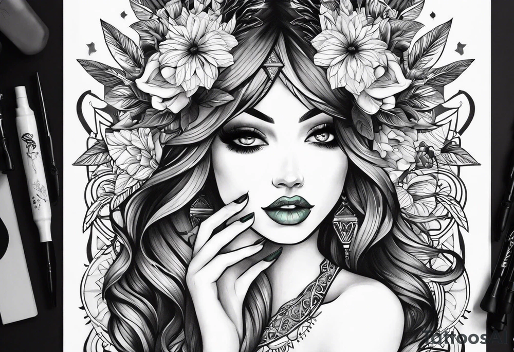 Тревел тату с мантрою удачи на ложыжку удлененное tattoo idea Тревел тату с мантрою удачи на ложыжку удлененное tattoo idea