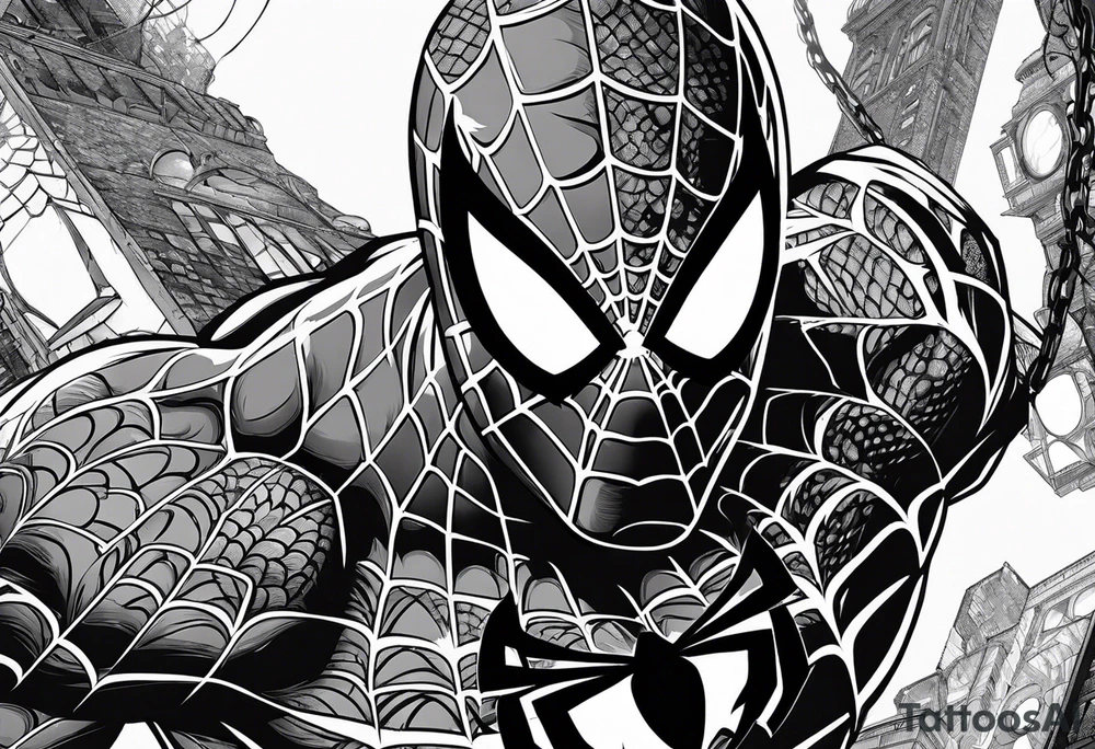 Spider-Man, darkness, animal tattoo idea