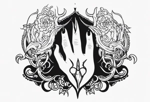 idle hands are the devils playthings, use tentacles tattoo idea