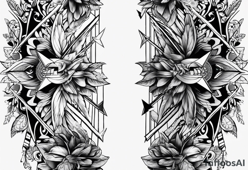 3 arrows tattoo idea
