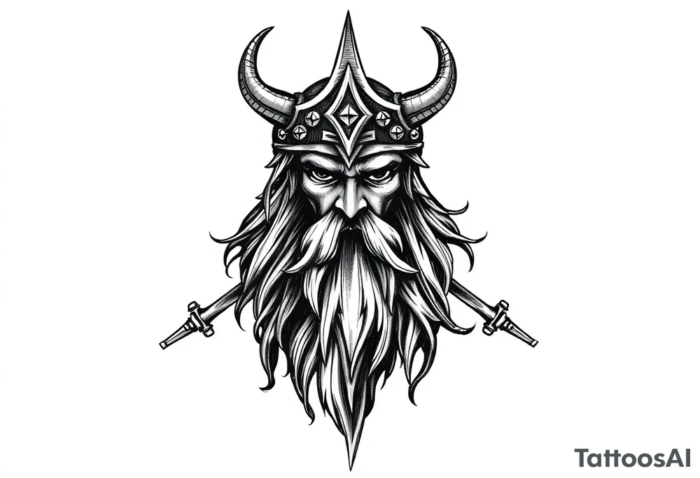 Viking symbolism tattoo idea