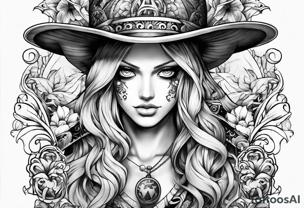 one piece tattoo idea