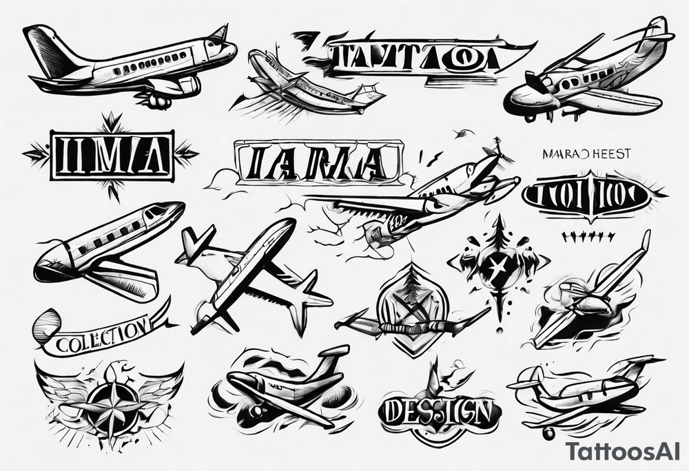 Plane text that says Imara tattoo idea