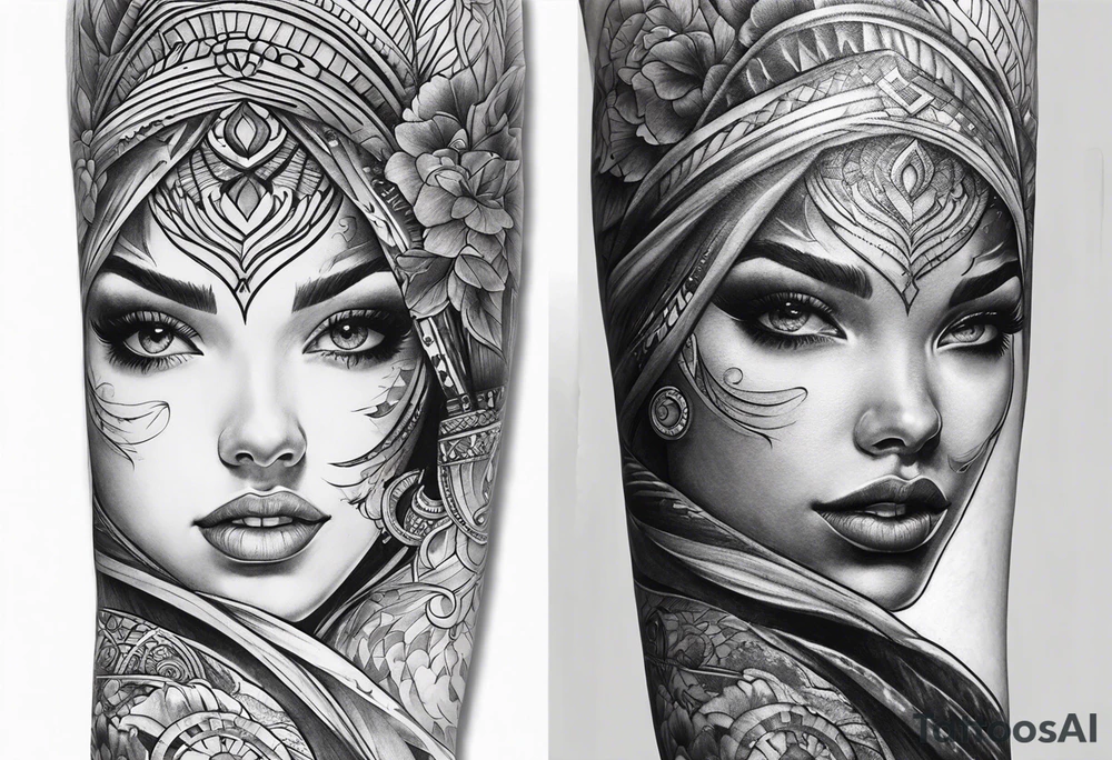 Sleeve tattoo tattoo idea
