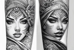 Sleeve tattoo tattoo idea