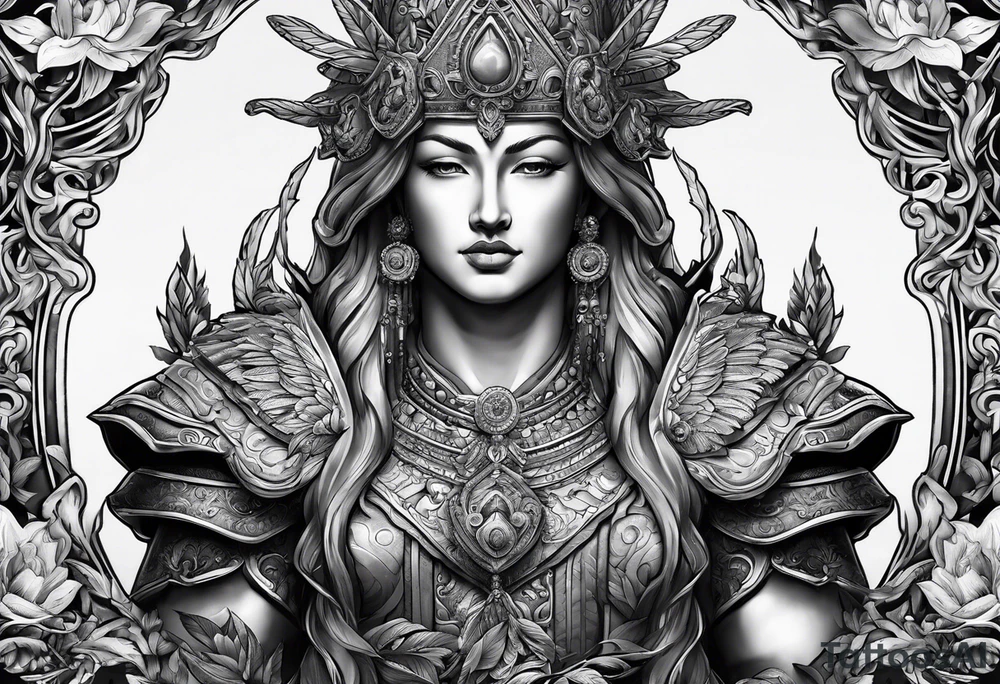 Zerbrochene statue tattoo idea