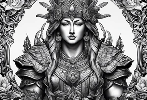 Zerbrochene statue tattoo idea