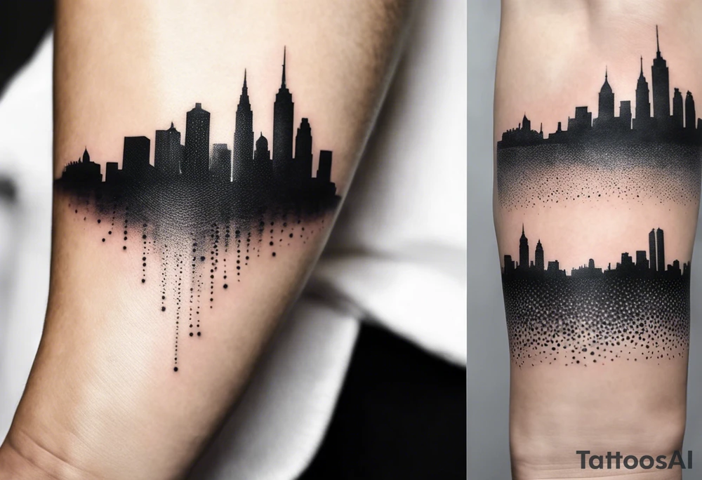 Brooklyn skyline tattoo idea