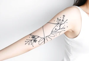 stingray, coral, jellyfish tattoo idea