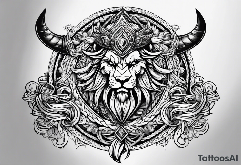 Norse rope tattoo idea