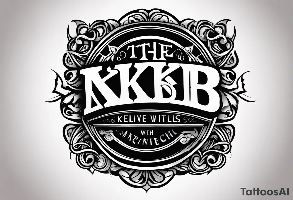 band with MKB tattoo idea