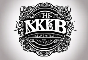 band with MKB tattoo idea