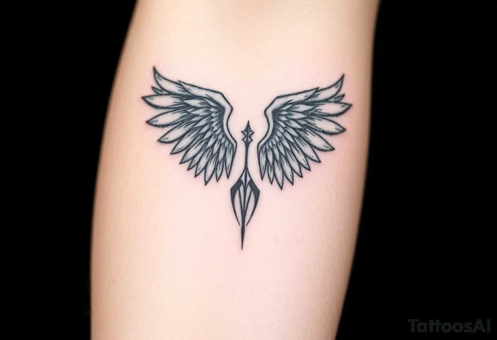 Valkyries wings tattoo idea