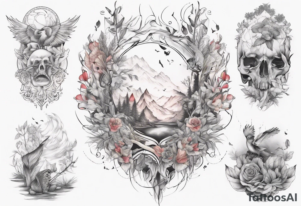 Full Back tattoo fine line with nature and some
Colors tattoo idea Full Back tattoo fine line with nature and some
Colors tattoo idea