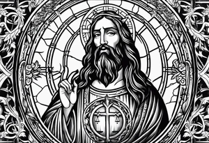 Witchcraft Jesus jail mom farm tattoo idea