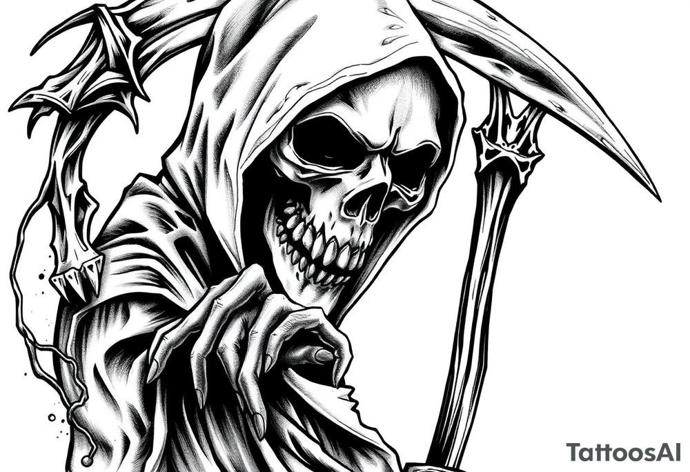 Grim reaper tattoo idea