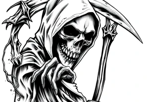 Grim reaper tattoo idea