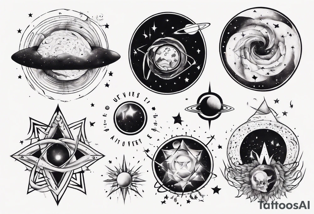 Universe tattoo idea