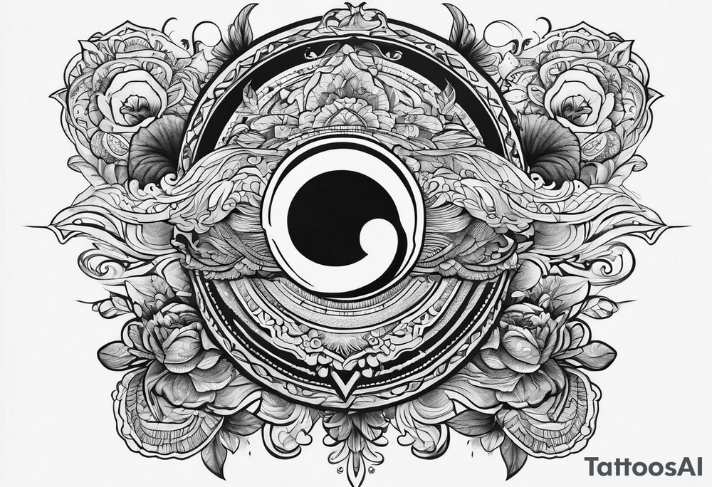 Trippy tattoo idea