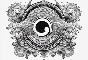 Trippy tattoo idea