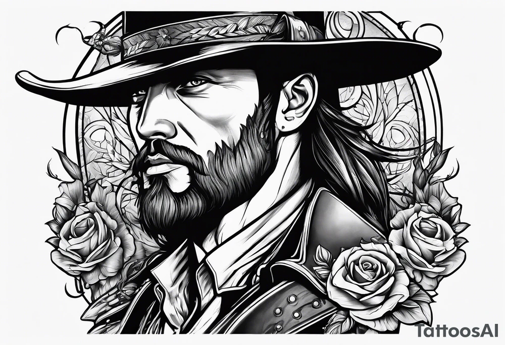 Gunslinger tattoo idea