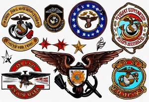 6048 Flight Equipment USMC Tattoo tattoo idea