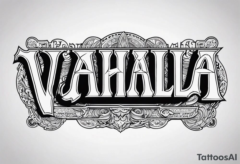 Valhalla tattoo idea
