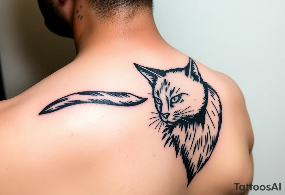 Black Cat tattoo idea